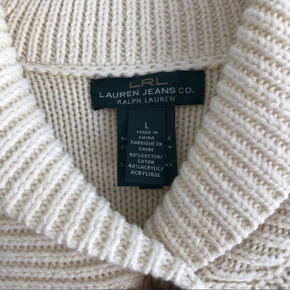 RALPH LAUREN Crean Knit Cape Sweater - Picture 5 of 6